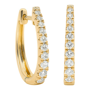Oval Hoop Earrings
