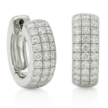Diamond Pavé Chunky Huggies
