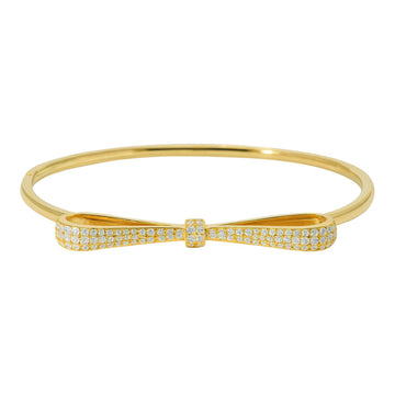 Diamond Bow Bangle