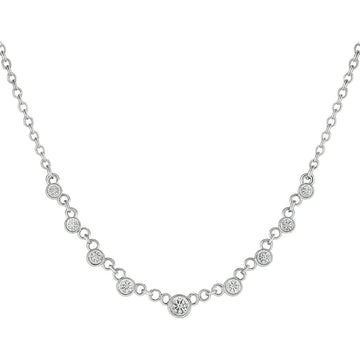Diamond Bezel Necklace