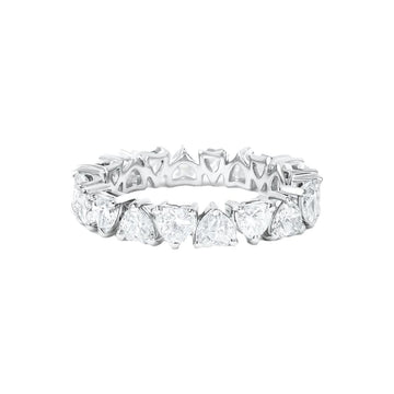 Heart Shape Diamond Eternity Band