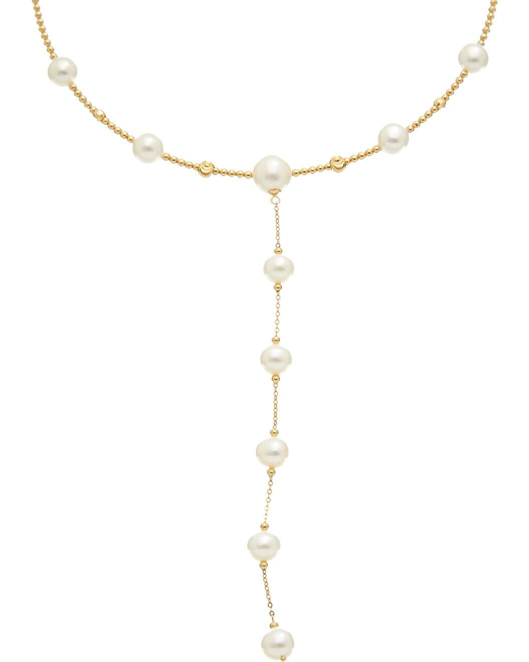 Pearl Lariat Choker