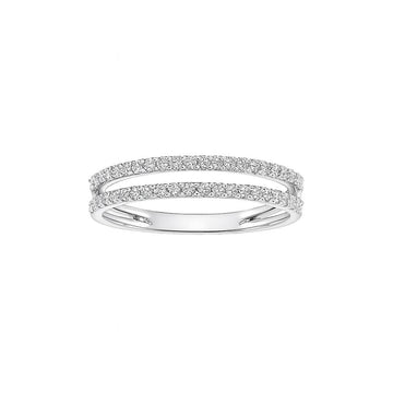 Double Stacked Diamond Ring