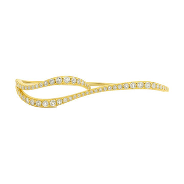 Diamond Double Finger Ring