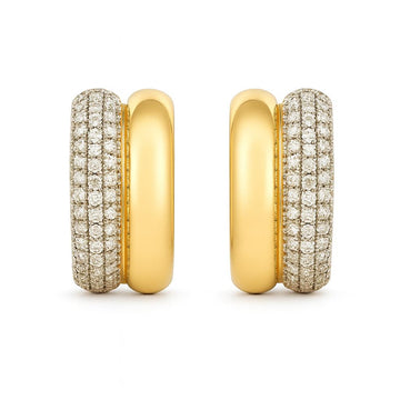 Diamond Pavé Chunky Earrings