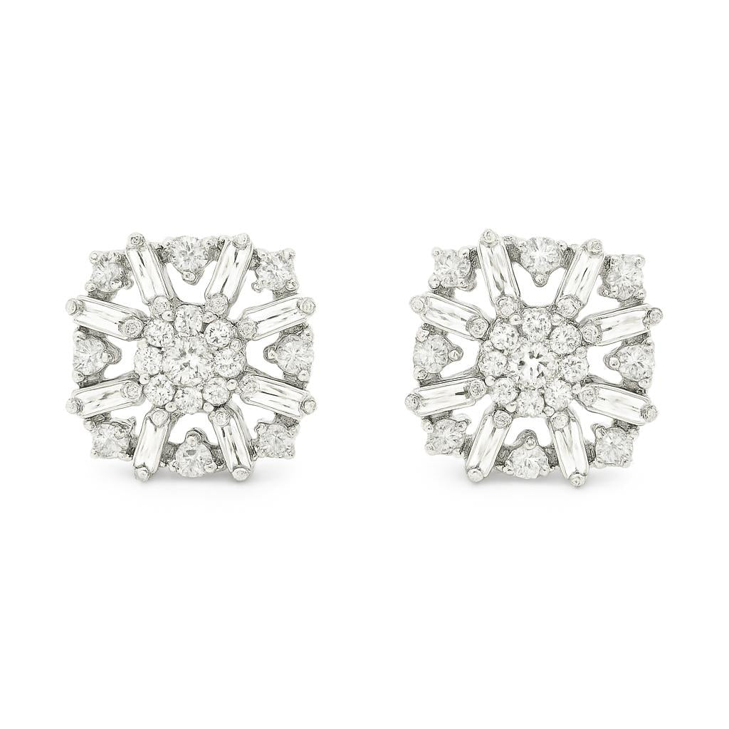 Diamond Starburst Earrings