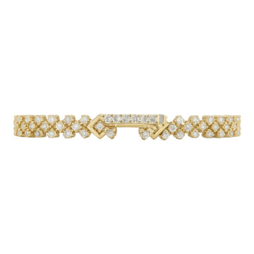 Beaded Diamond Chevron Bracelet