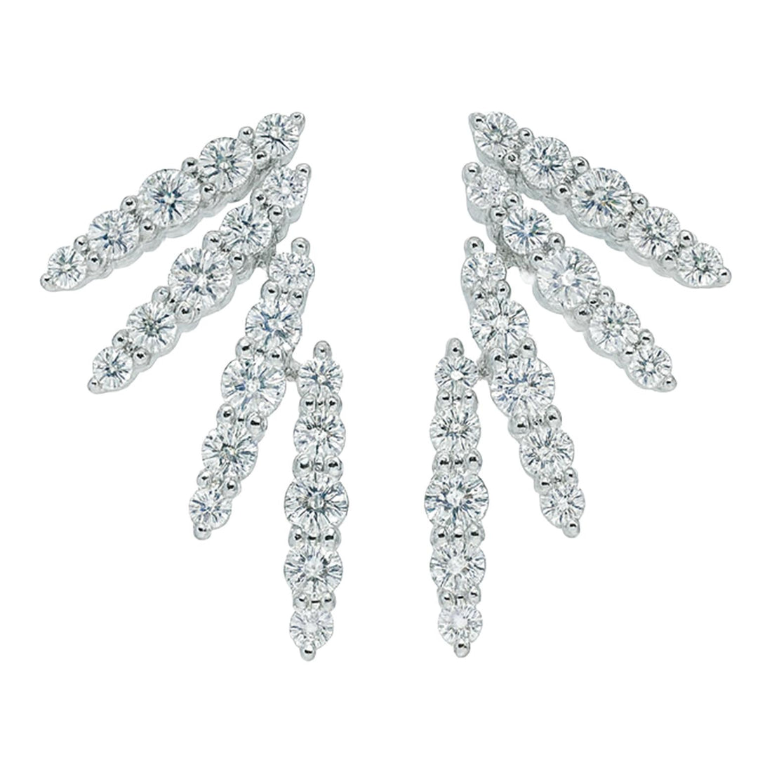 Diamond Wing Earrings