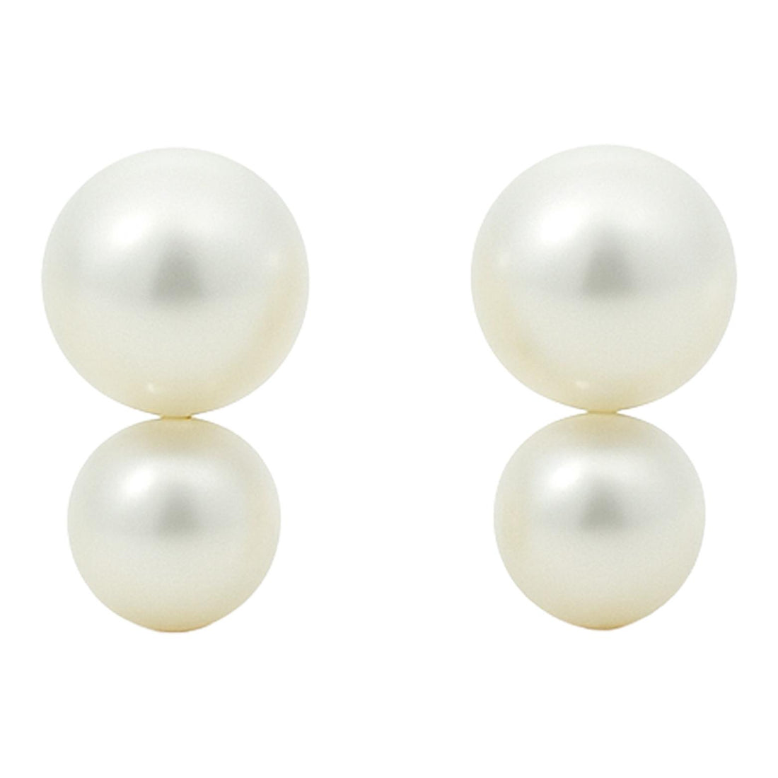 Double Pearl Studs