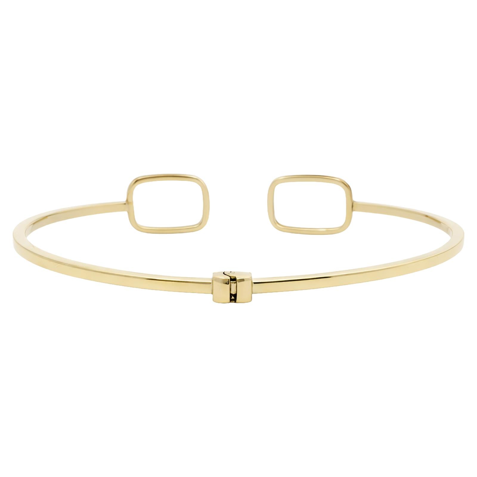 Diamond Dust Double Frame Bangle