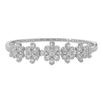 Diamond Flower Cuff