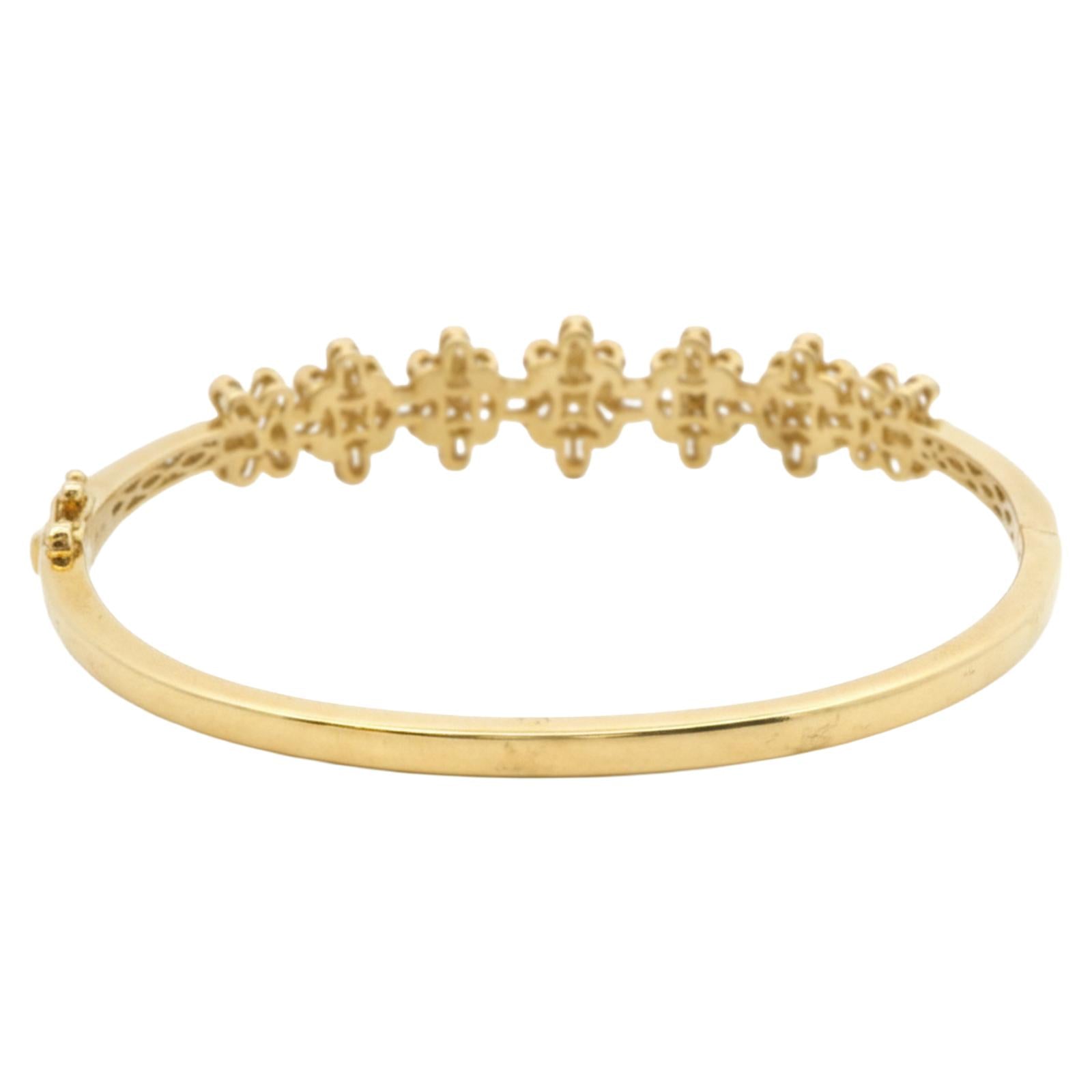 Diamond Flower Cuff