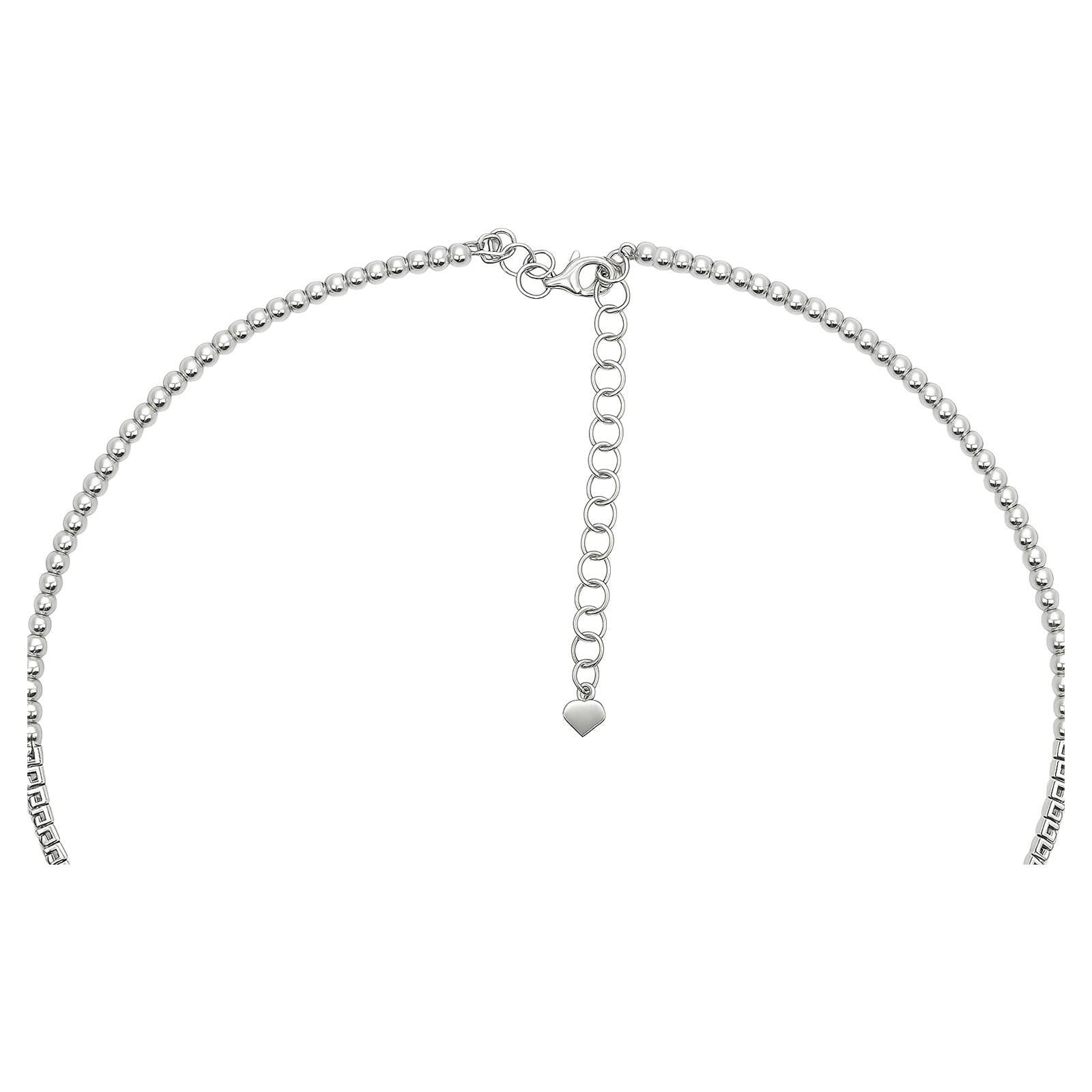 Diamond Charm Tennis Choker