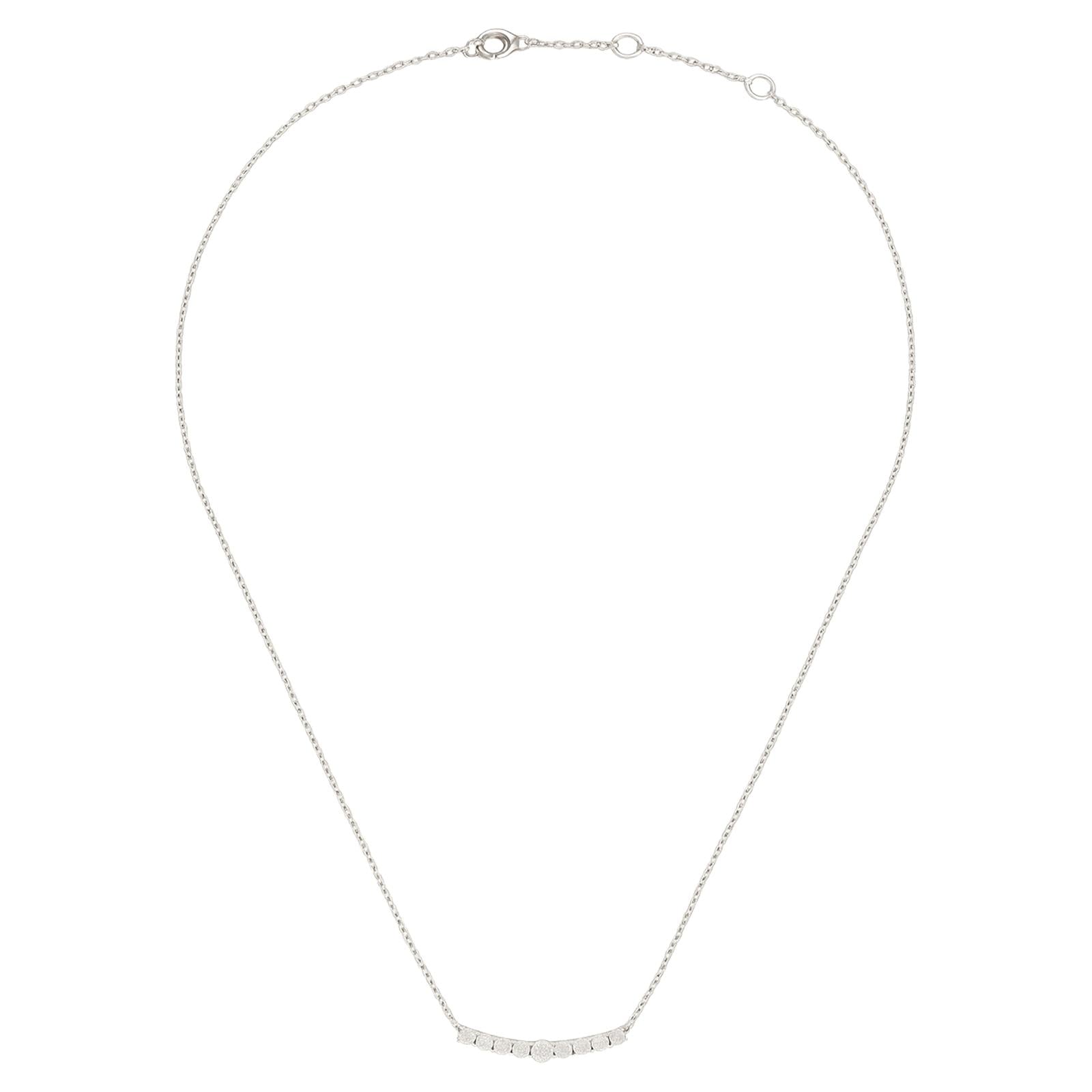 Diamond Gradient Bar Necklace