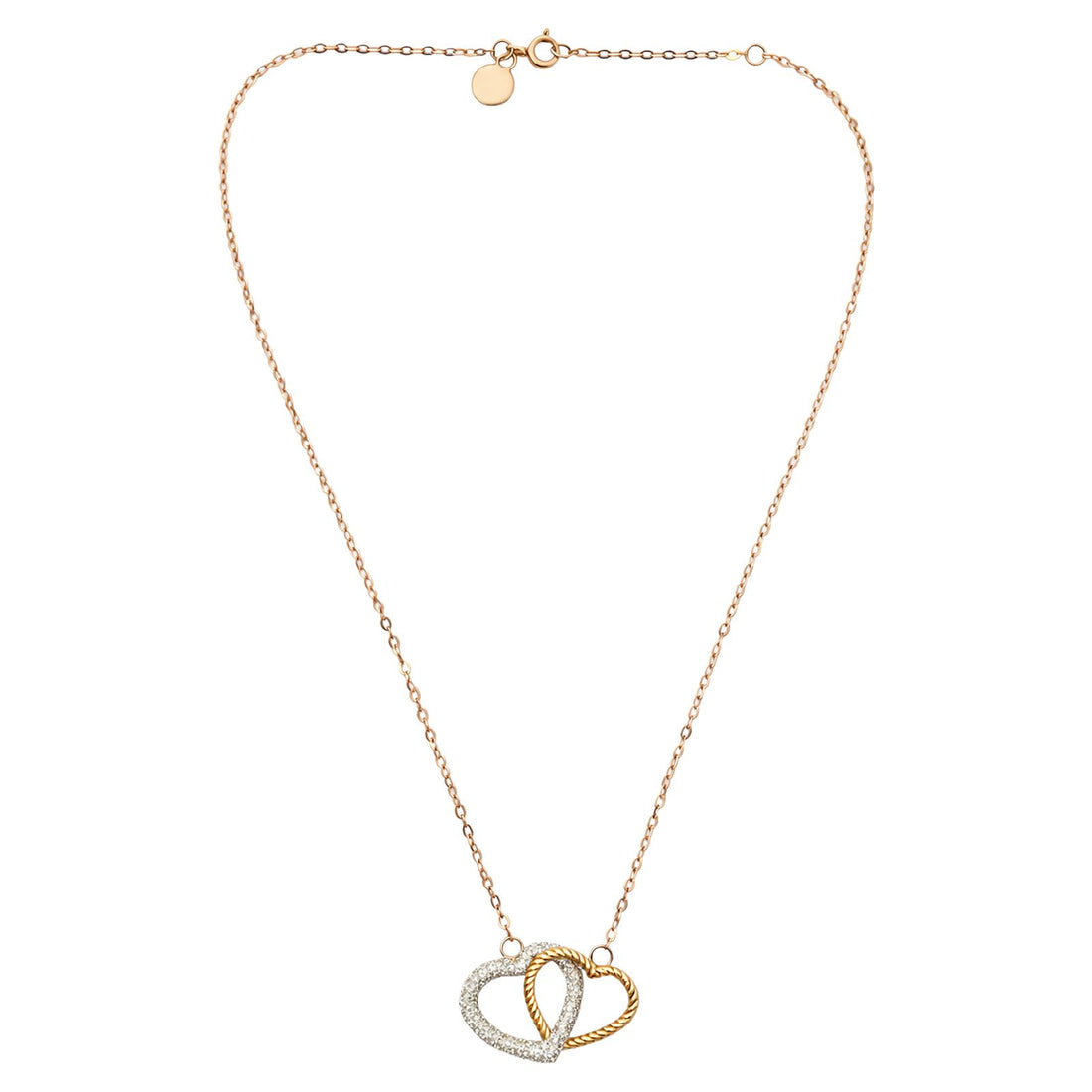 Diamond Dust Heart Necklace