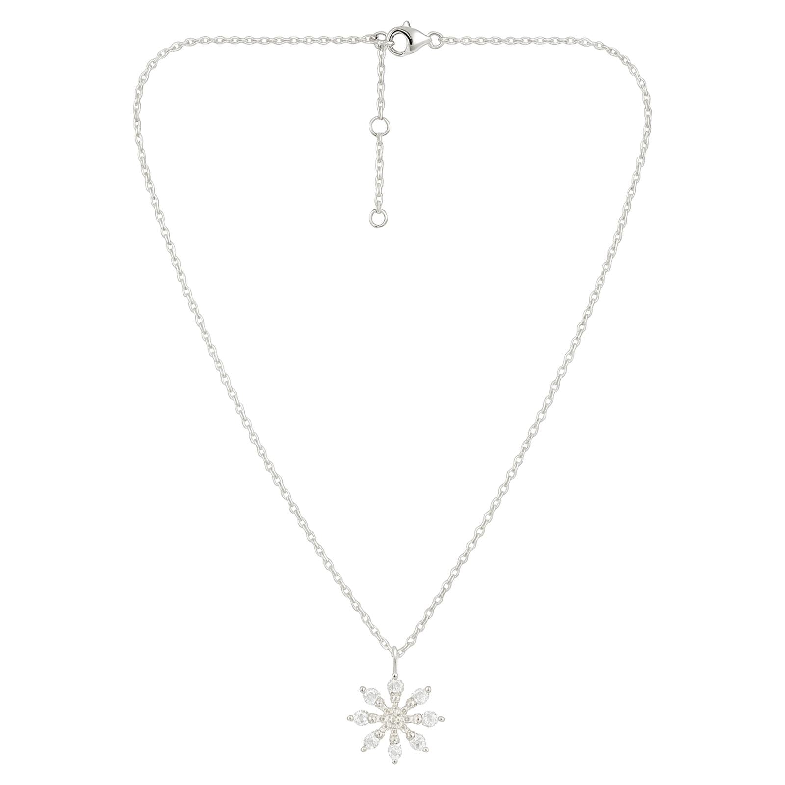 Diamond Snowfall Necklace