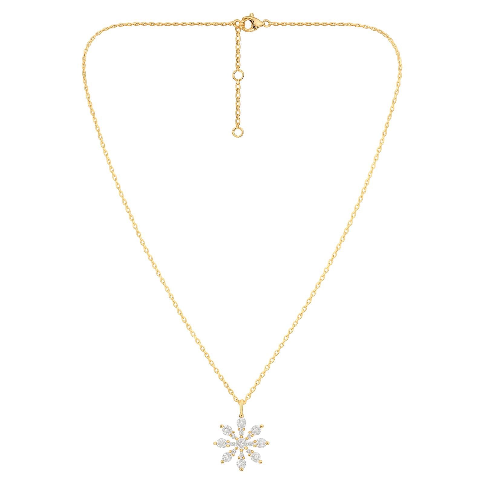 Diamond Snowfall Necklace