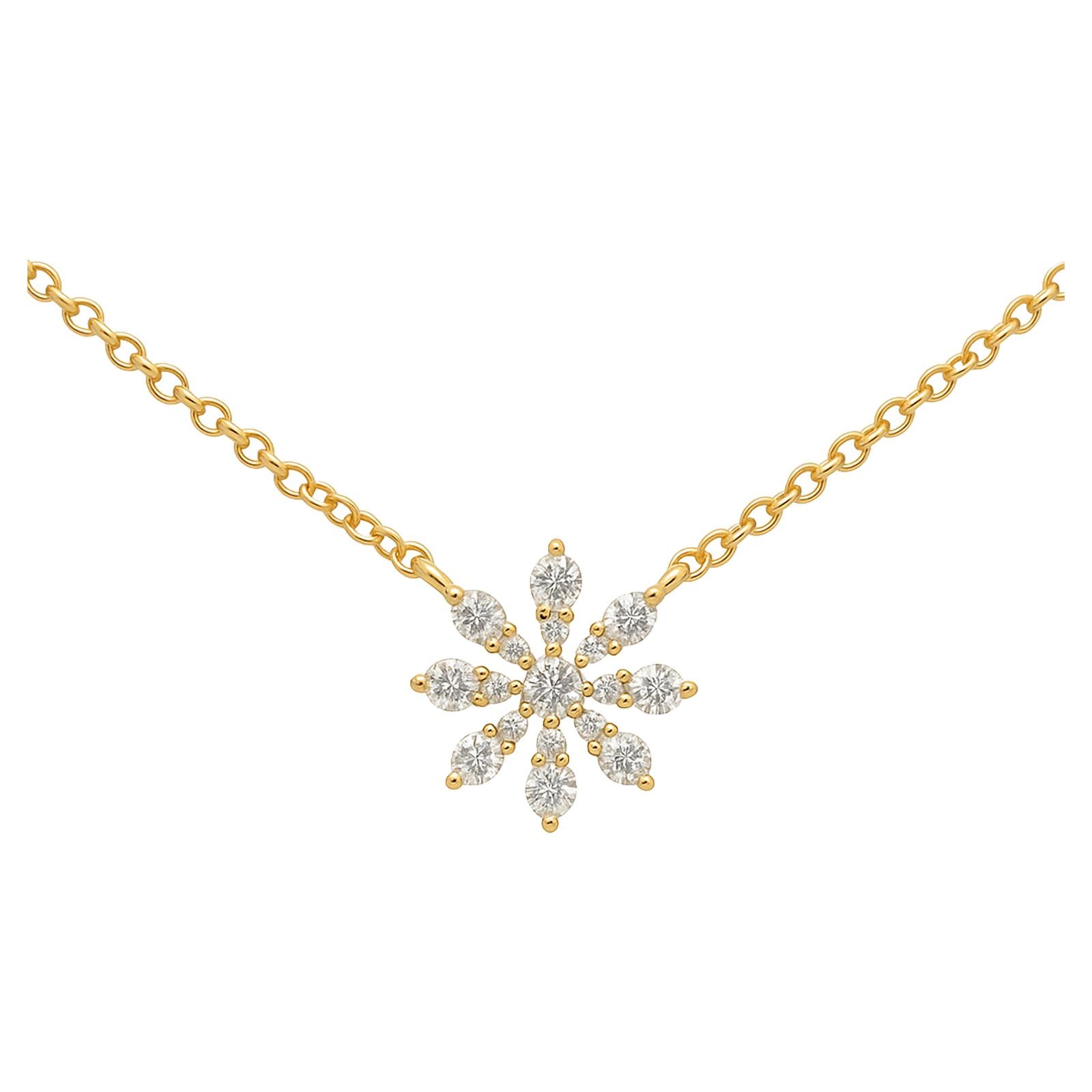 Diamond Snowfall Necklace