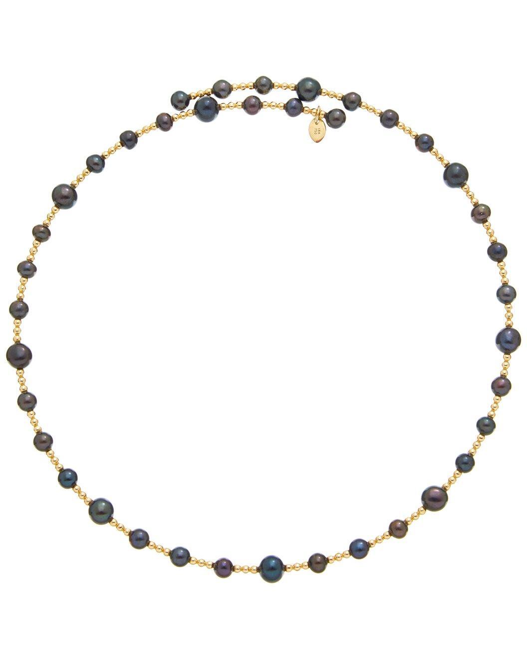 Staggered Pearl & Bead Choker