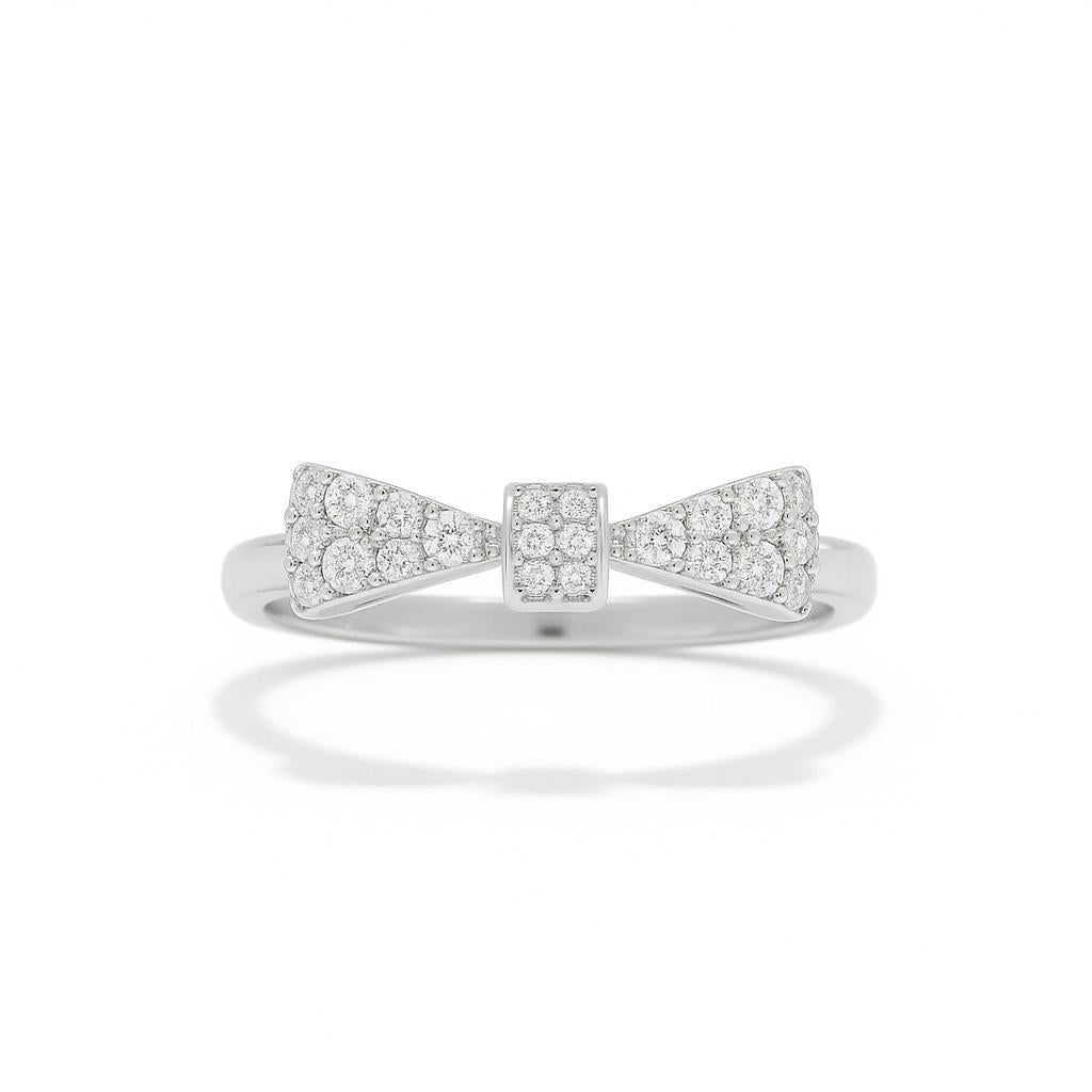 Diamond Bow Ring