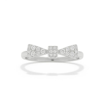 Diamond Bow Ring