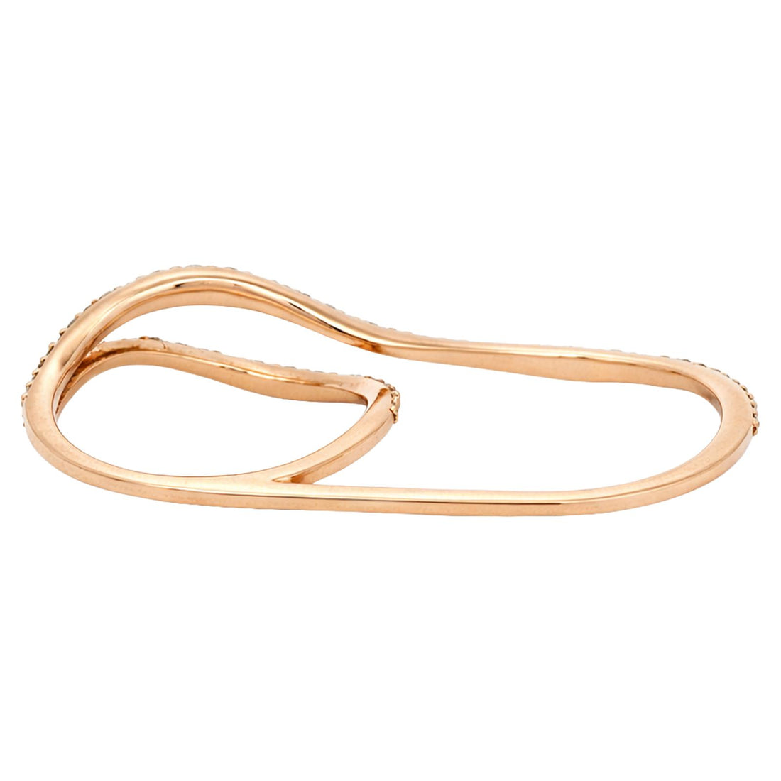 Diamond Infinity Wave Ring