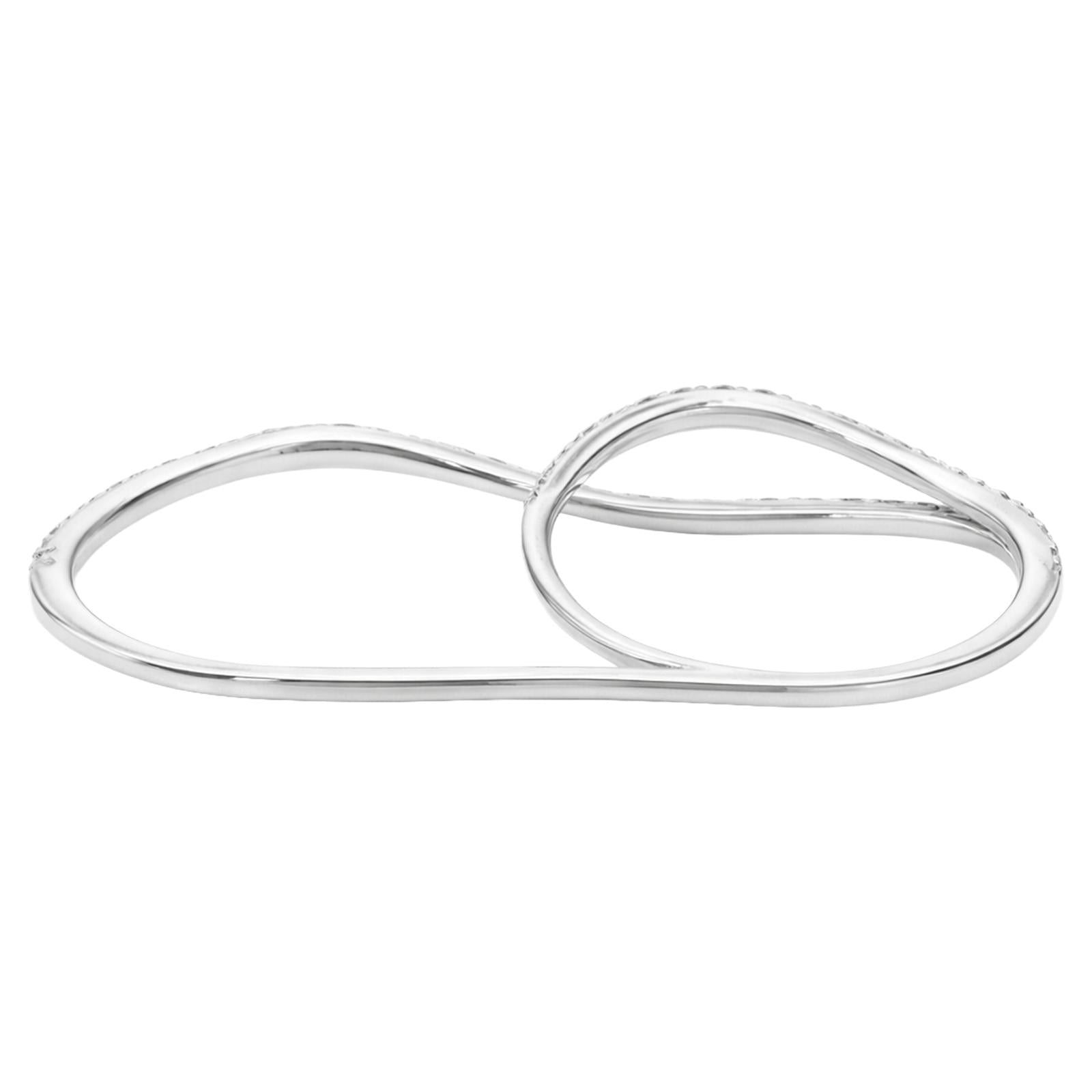 Diamond Infinity Wave Ring
