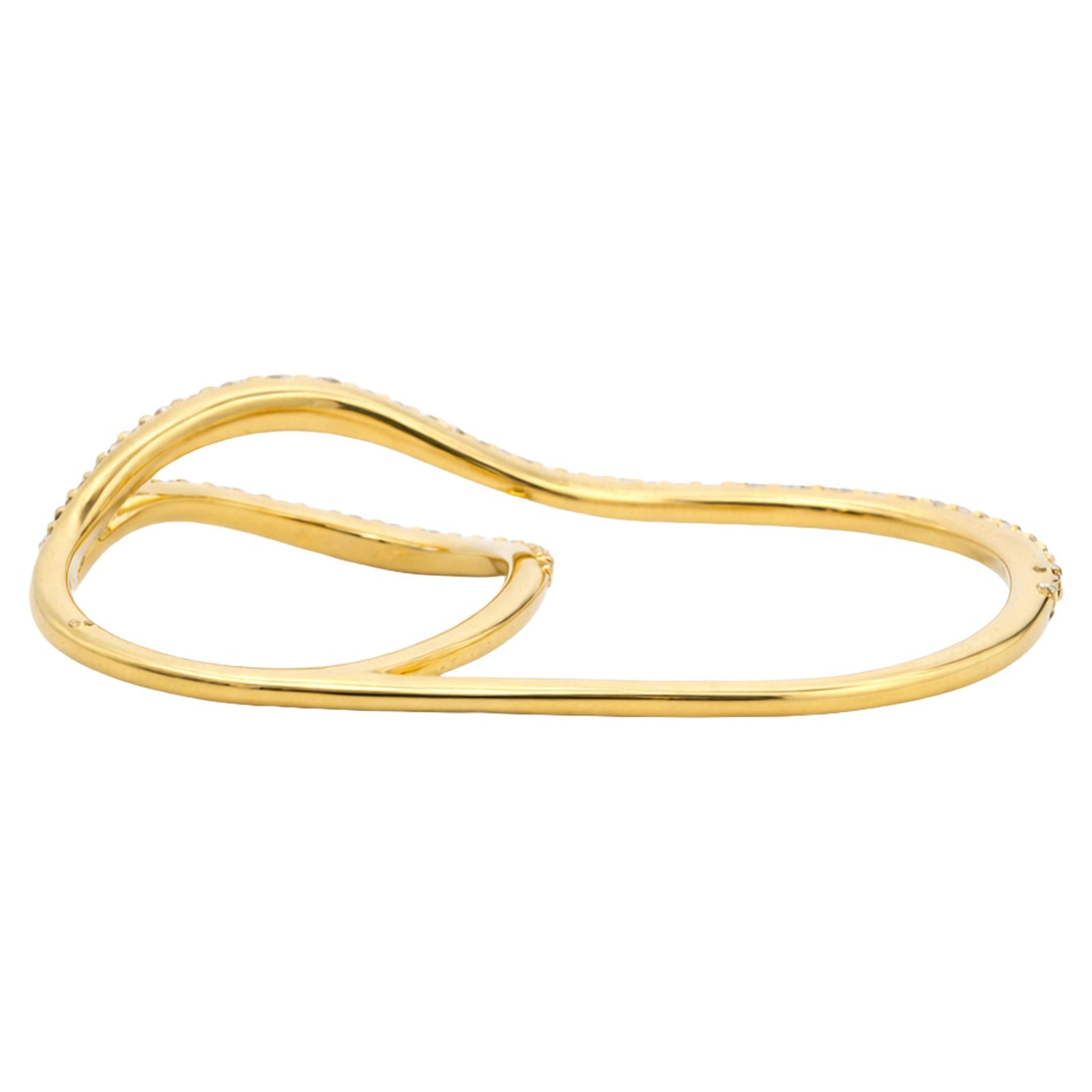 Diamond Infinity Wave Ring