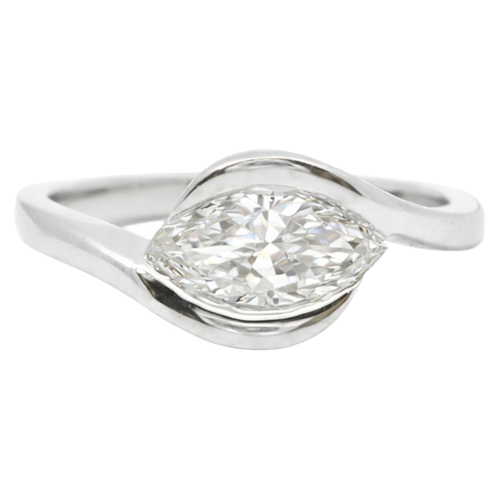 Marquise Bezel Wrap Ring
