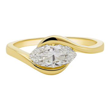 Marquise Wrap Diamond Ring
