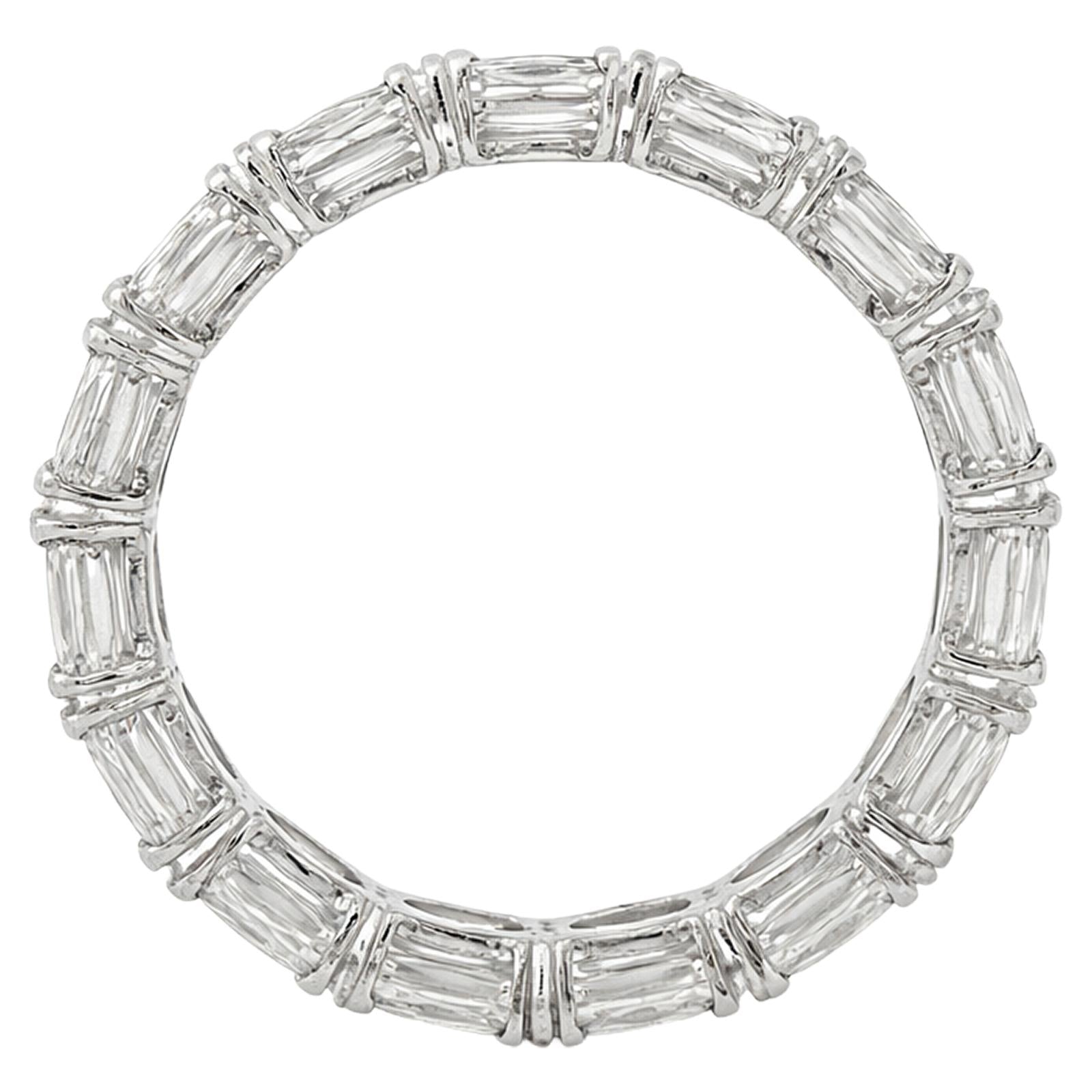 Pear-Shaped Diamond Eternity Band
