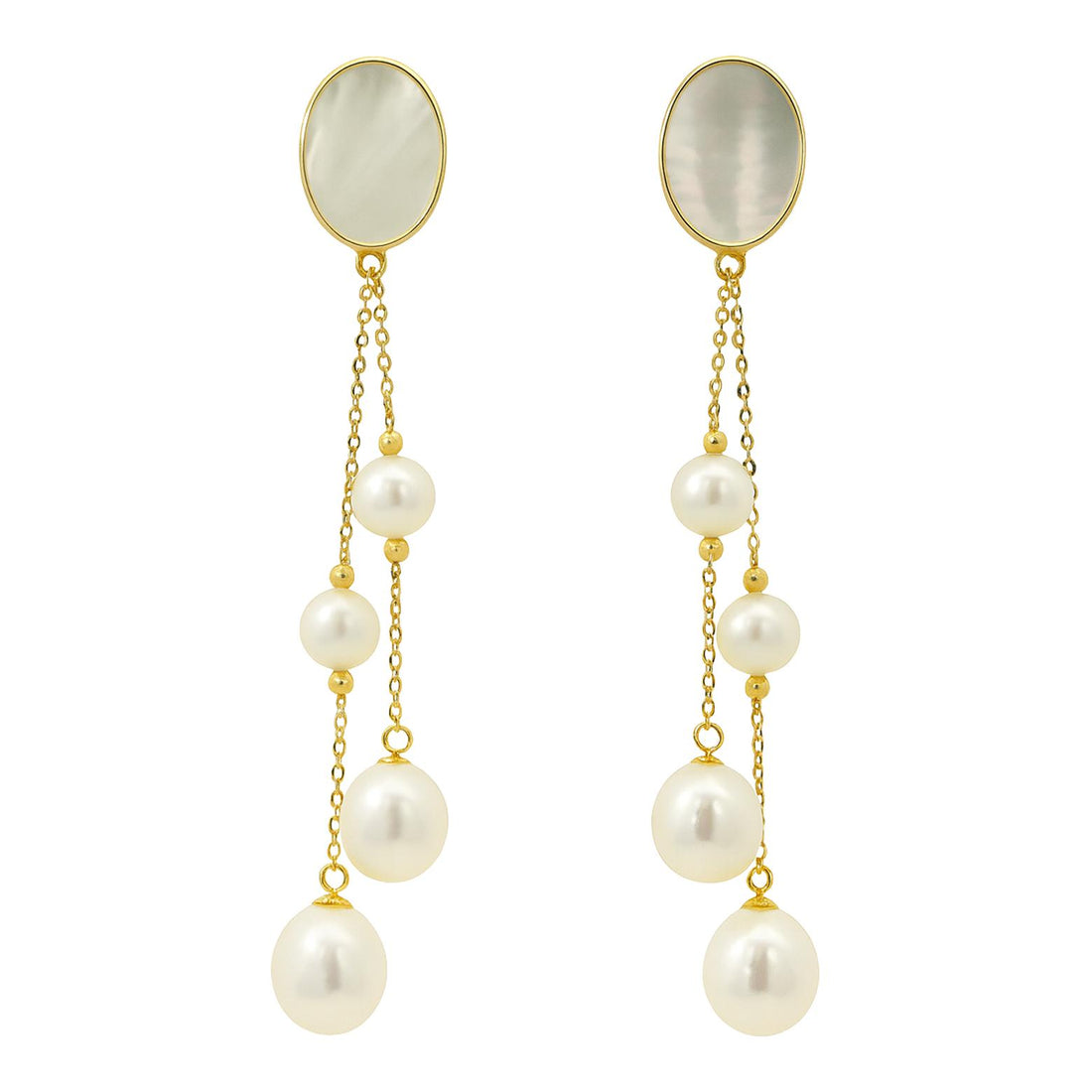 Mother of Pearl Drop Earrings