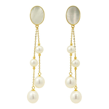 Mother of Pearl Drop Earrings