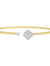 Beaded Diamond Clover Cuff