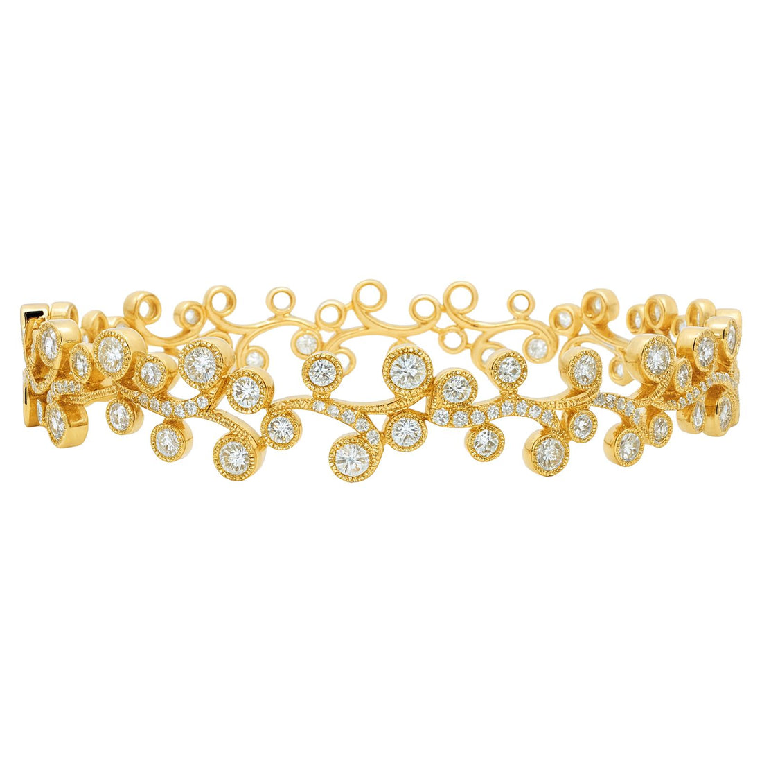 Diamond Vine Bangle