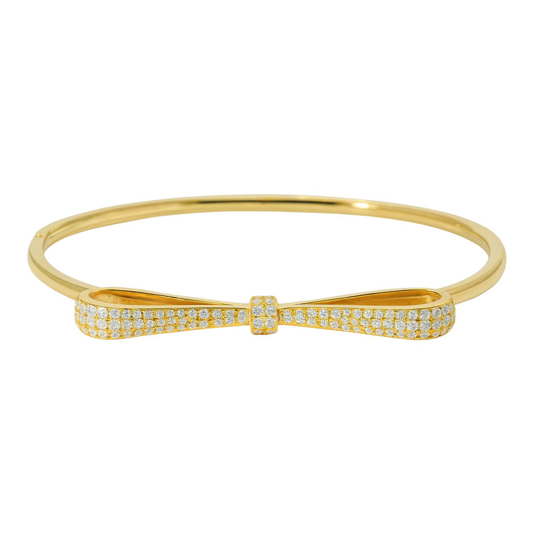 Diamond Bow Bangle