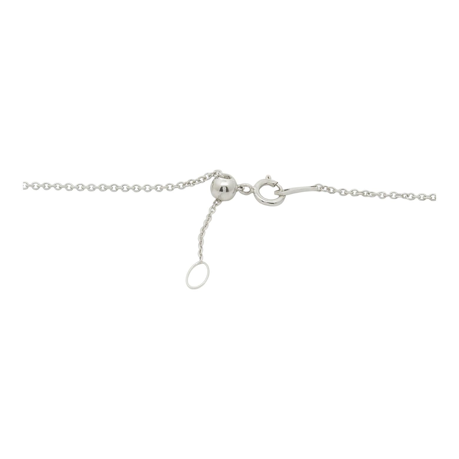 Bezel Diamond Station Necklace