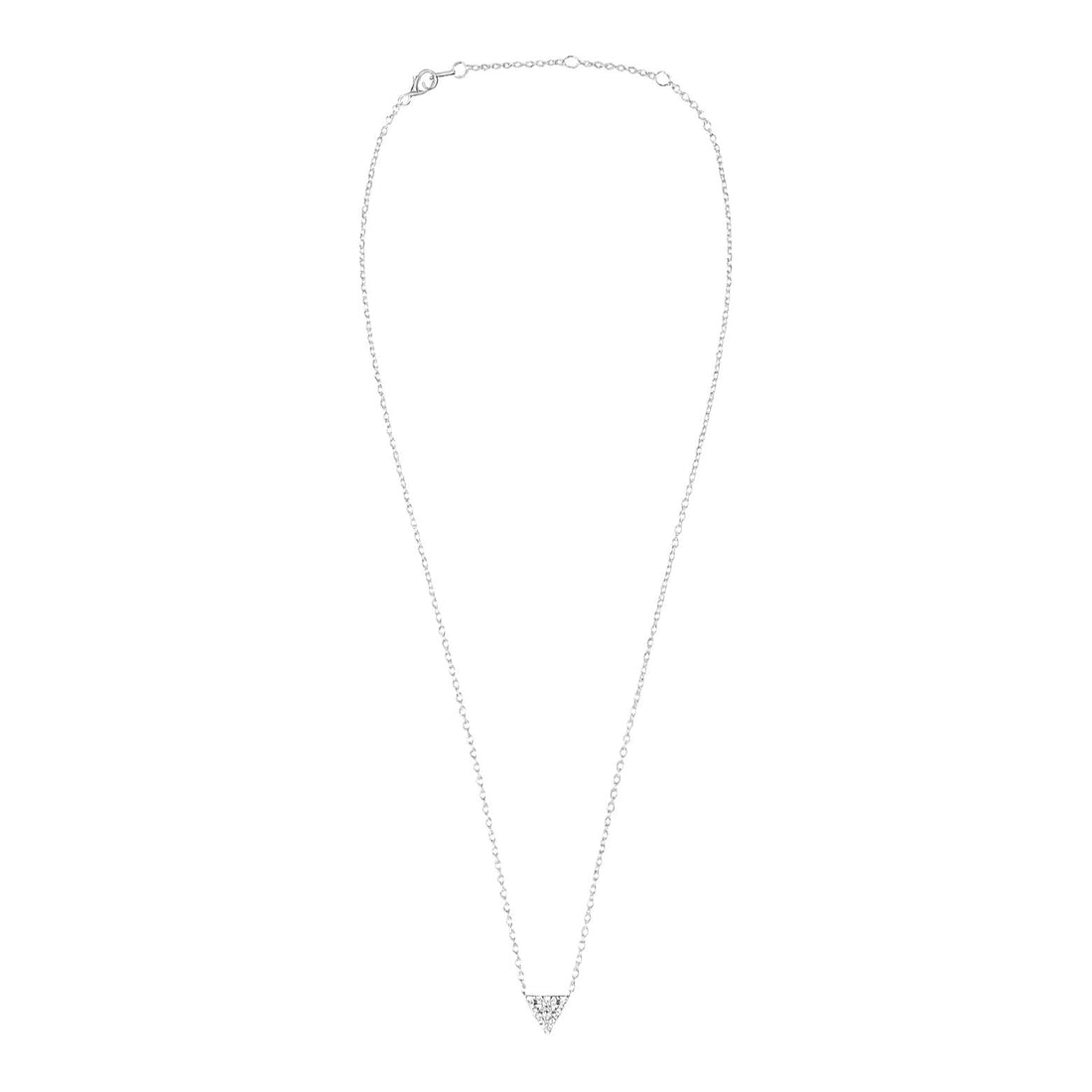 Diamond Triangle Necklace