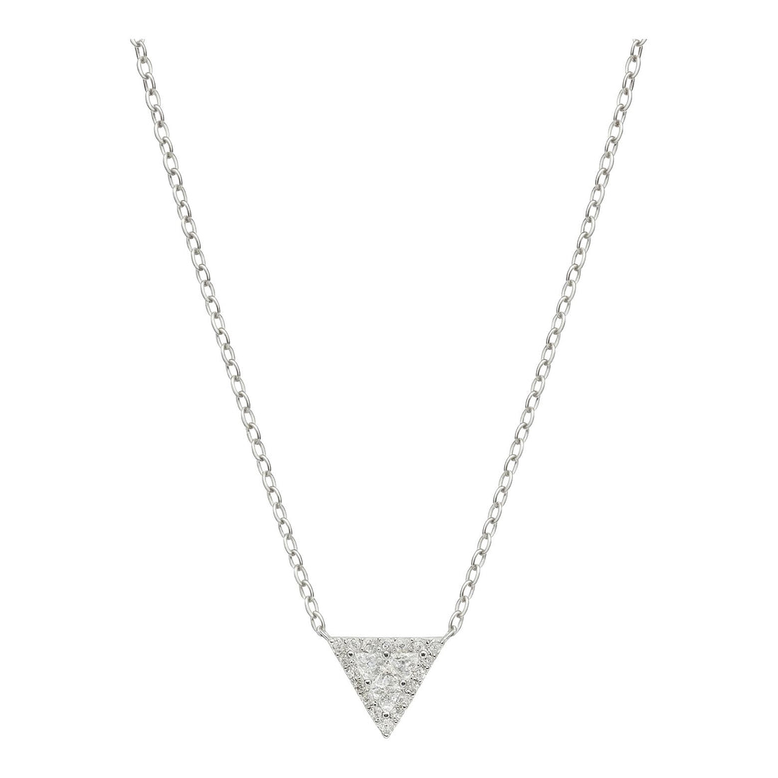 Diamond Triangle Necklace