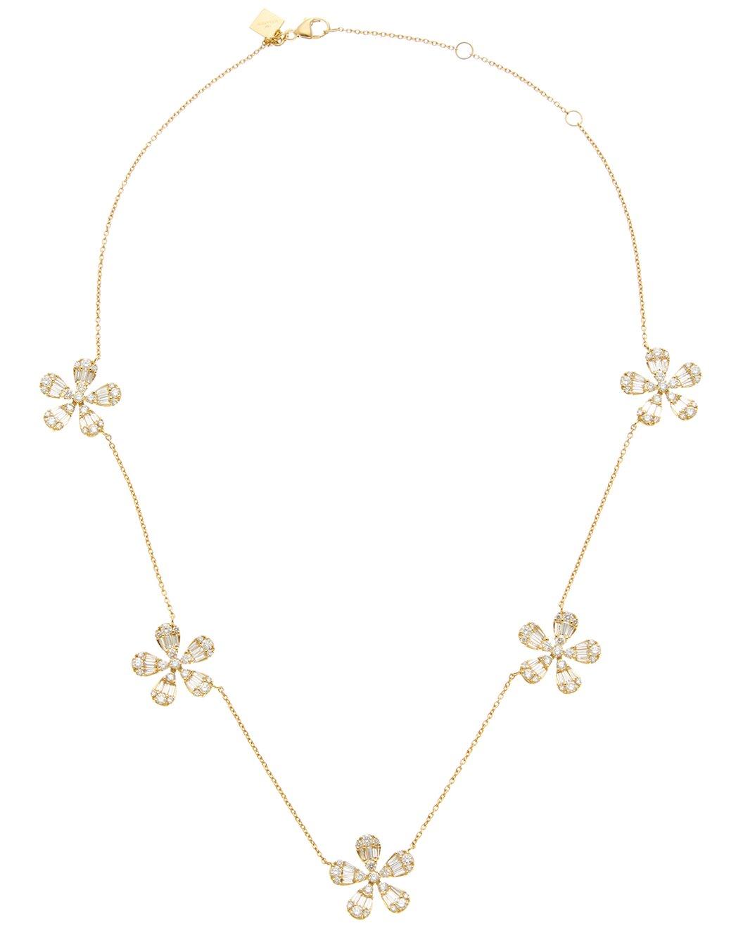 Grand Five Flower Necklace