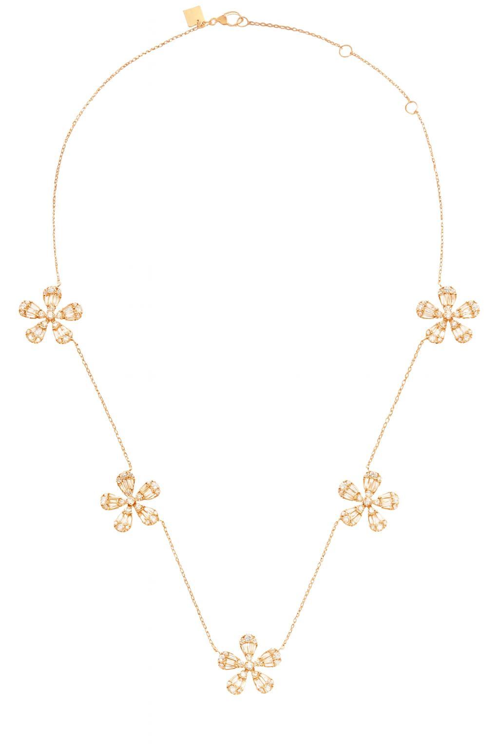 Grand Five Flower Necklace