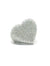 18K White Gold Diamond Heart Ring