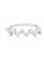 18K White Gold Diamond Zig Zag Ring