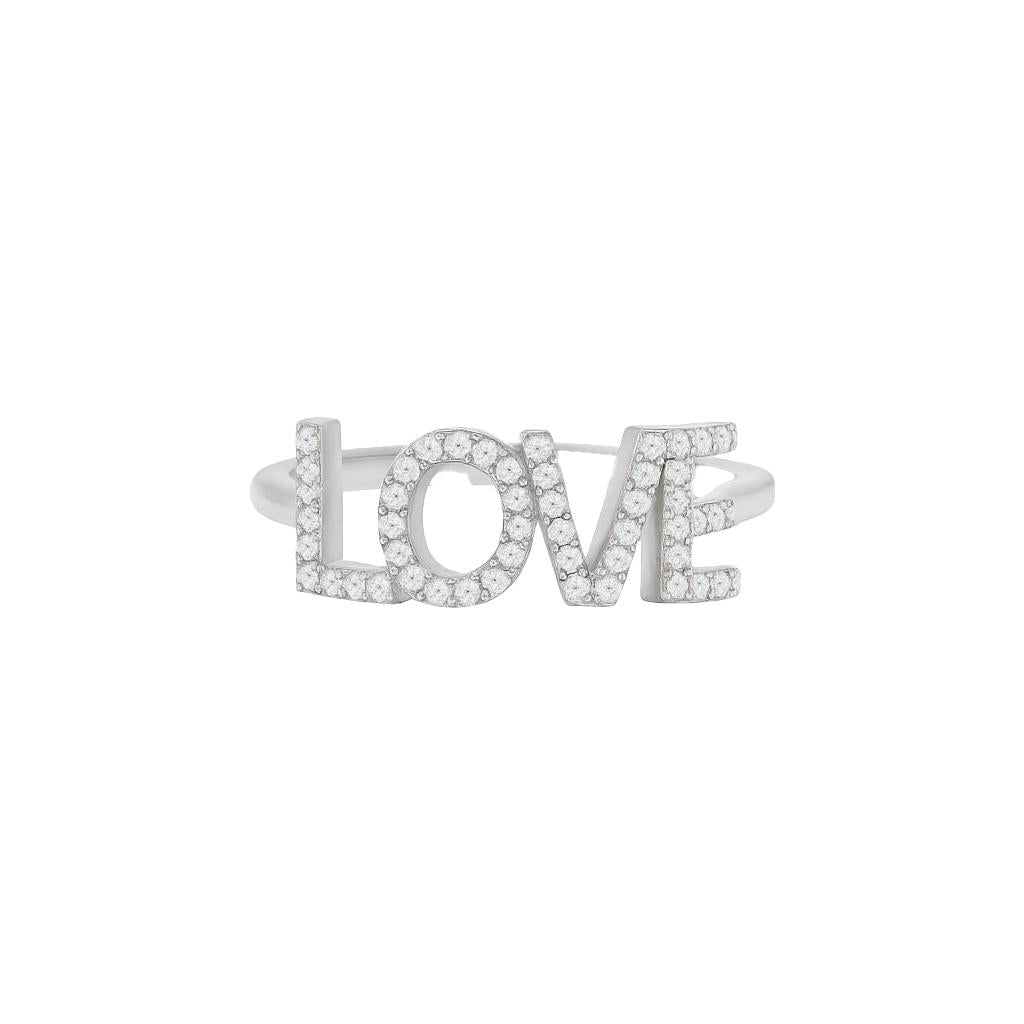 Diamond LOVE Ring