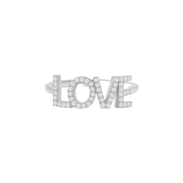 Diamond LOVE Ring
