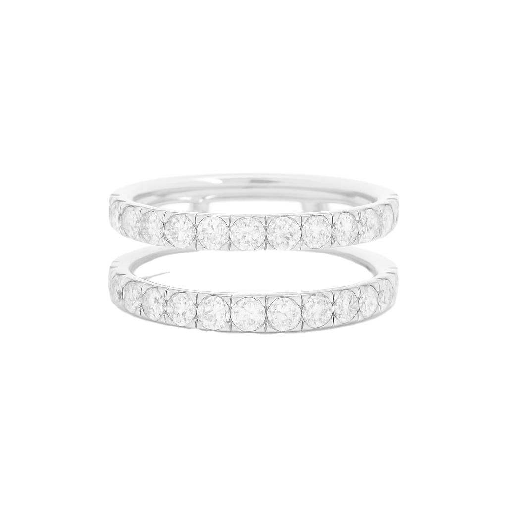 Double Row Diamond Ring