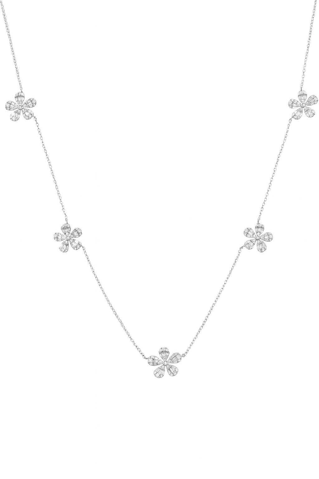 Petite Five Flower Necklace