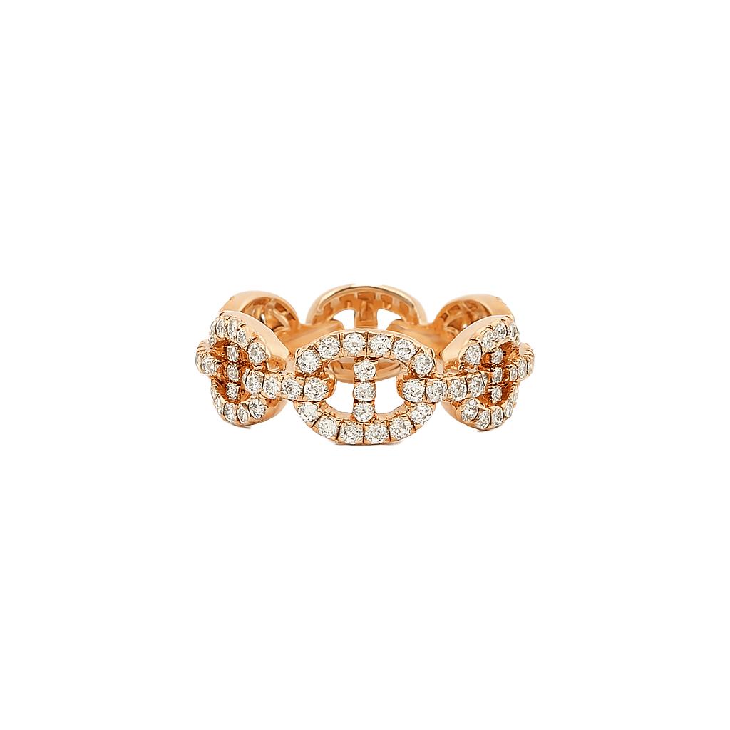 Diamond Mariner Link Ring