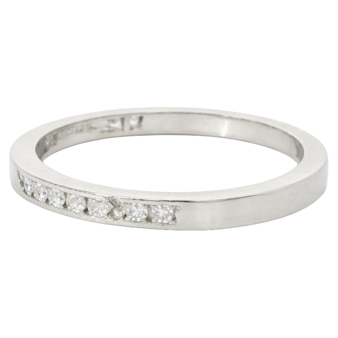 Vintage Scroll Diamond Band