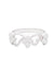 18k White Gold Diamond Motif Ring